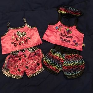 Build-A-Bear pajama sets